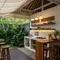 6 Inspirasi Dapur Semi Outdoor dengan Lantai Anti Licin Aman Saat Musim Hujan