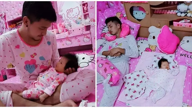 Potret Kalau Cowok Menikahi Fans Hello Kitty Garis Keras, Meriah Abis