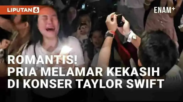 Tur konser Taylor Swift di Asia Tenggara yang terpusat di Singapura tengah menjadi perhatian. Para penggemar berburu tiket untuk menikmati penampilan Taylor Swift, tak terkecuali pasangan ini. Seorang pria menjadikan konser Taylor Swift sebagai momen...