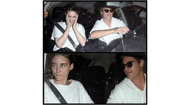Potret Kemesraan Joaquin Phoenix ‘Pemeran Joker’ dan Rooney Mara (sumber: instagram/@rooneymaradaily)