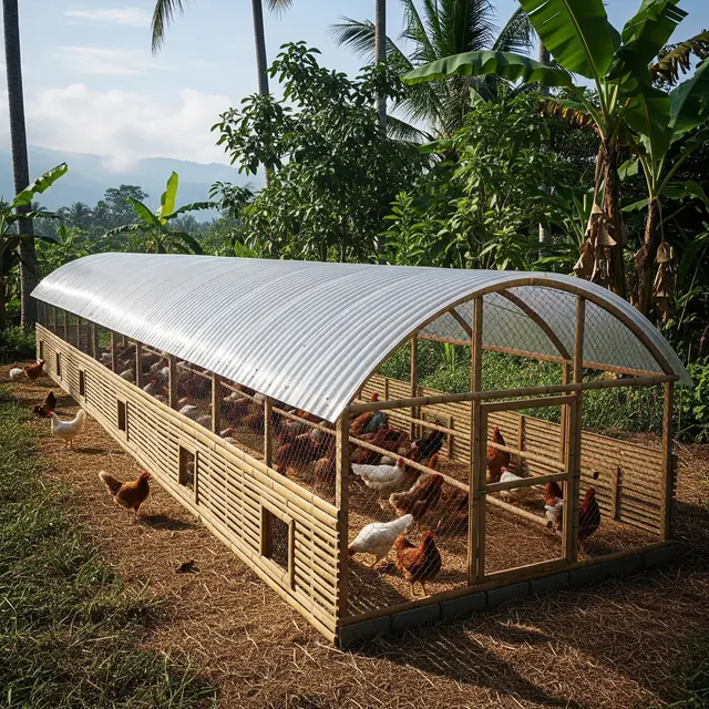 9 Kandang Ayam Model Terowongan, Produktivitas Optimal Peternakan Modern