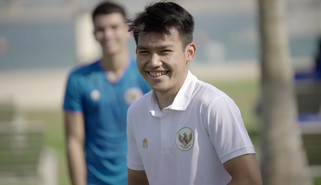 Witan Sulaeman telah bergabung bersama timnas Indonesia di pemusatan latihan (TC) di Dubai, Uni Emirat Arab (UEA). Pemain asal klub FK Radnik Surdulica, Serbia itu bergabung pada Kamis (20/5). (Foto: Dokumentasi PSSI)