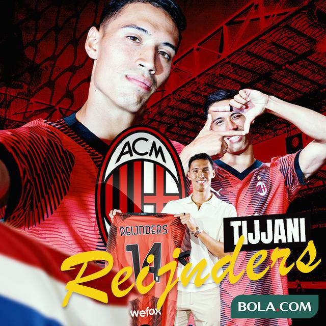 AC Milan - Ilustrasi Tijjani Reijnders