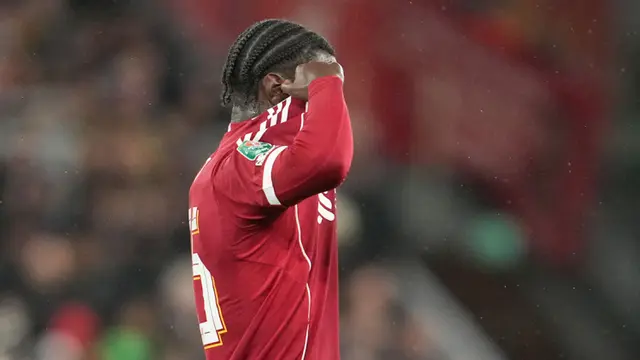 Foto: Dipecundangi Crystal Palace 3 Gol Tanpa Balas, Liverpool Tersingkir dari Carabao Cup