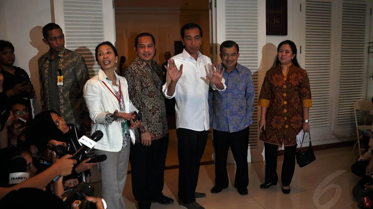 Pertemuan Pertama Jokowi-JK di Rumah Transisi