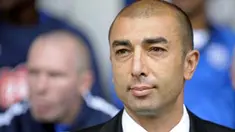 Ekspresi manajer West Bromwich Albion Roberto Di Matteo di laga lawan Birmingham City yang berlangsung di The Hawthorns Stadium, 18 September 2010. AFP PHOTO / OLLY GREENWOOD