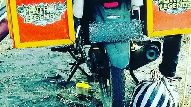 6 Tulisan di Gerobak Bakso Motor Ini Kreatif Sekaligus Kocak