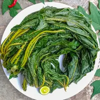 ilustrasi daun pepaya rebus/ArdiyanSosrowijoyo/Shutterstock