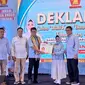 DPD Gerindra Lampung resmi beri rekomendasi Reihana sebagai calon Wali Kota Bandar Lampung.  Foto : (Liputan6.com/ Ardi).