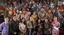 Diaz Hendropriyono foto bersama pada acara bertajuk “Dengar yang Muda” di Galeri Indonesia Kaya, Jakarta, Kamis (7/2). Diaz memaparkan, pemerintah Jokowi sangat berpihak ke sektor UMKM. (Liputan6.com/Johan Tallo)