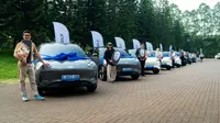 Penyerahan unit ke konsumen oleh Geely Auto Indonesia. (ist)
