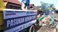 Aksi Bersih-Bersih Tim Formula di Banjir Bima
