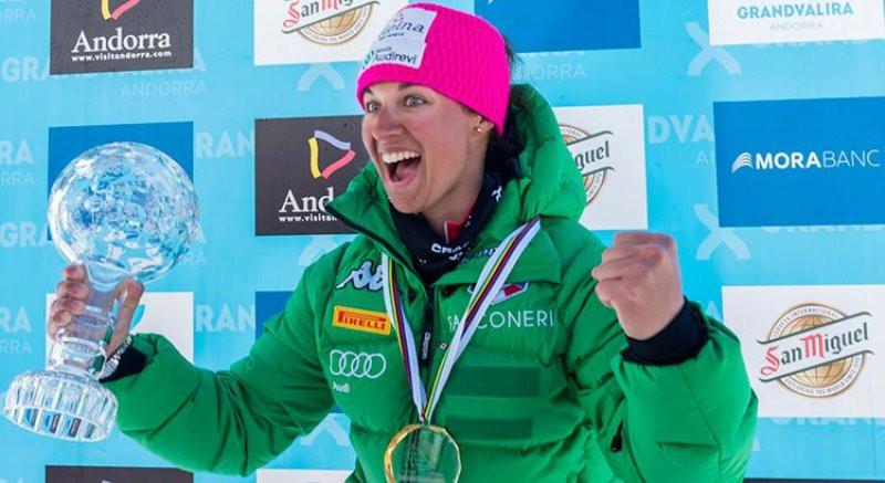 Atlet ski wanita asal Italia, Valentina Greggio. (Twitter/CONI)