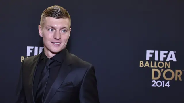 Gelandang Timnas Jerman dan Real Madrid Toni Kroos