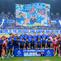 Persib Bandung sukses merengkuh gelar juara BRI Super League 2025/2026. Kepastian itu diraih setelah Maung Bandung bermain imbang tanpa gol kontra Persijap Jepara pada pekan ke-34. Bertanding di Stadion Gelora Bandung Lautan Api (GBLA), Bandung, Sabtu (23/5/2026) sore WIB. (Bola.com/Bagaskara Lazuardi)