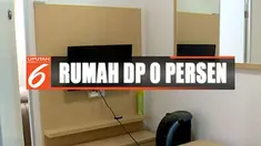 Calon pemilik rumah DP 0 persen di Rusunawa Klapa Village, Jakarta Timur, mengantre untuk jalani proses seleksi pengajuan kepemilikan.