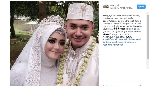 Husein Alatas Menikah