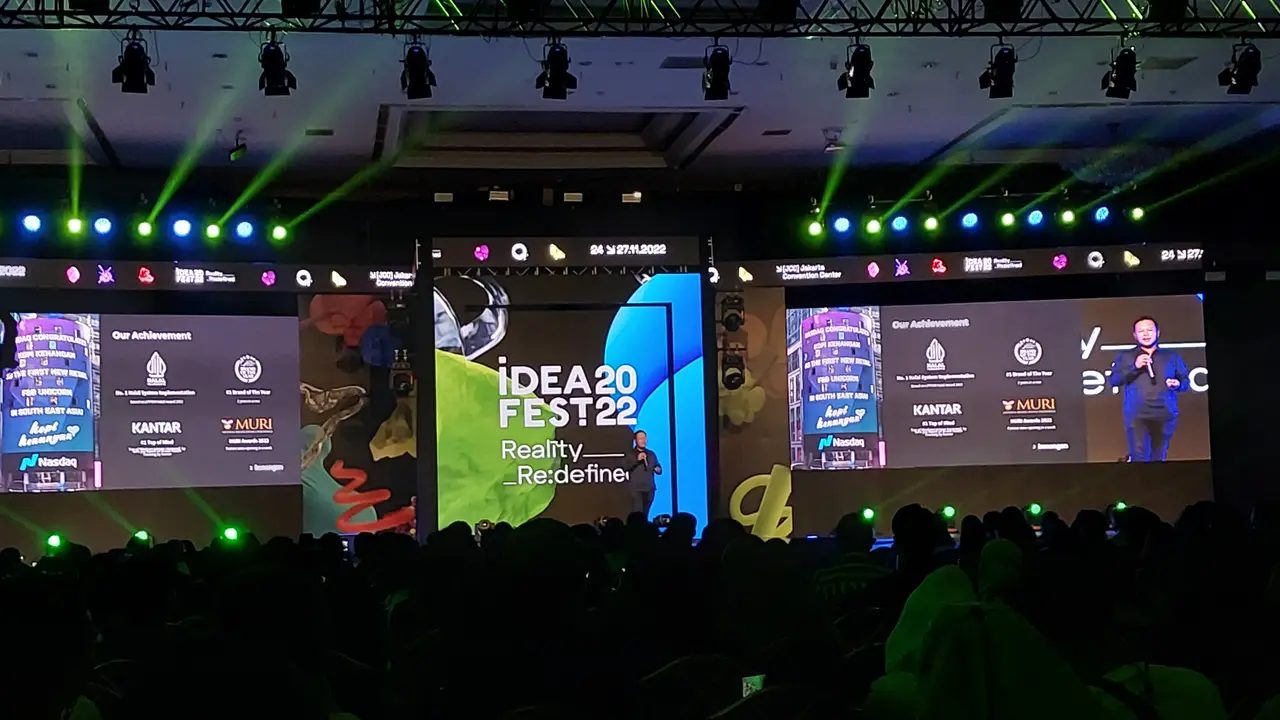 CEO Kopi Kenangan Brands Edward Tirtanata dalam IdeaFest 2022