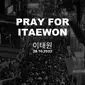 Ucapan bela sungkawa dari warganet di Twitter atas tragedi halloween di Itaewon.