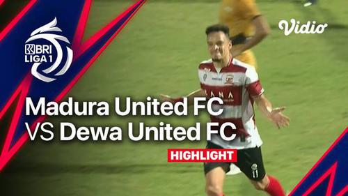 VIDEO: Highlights BRI Liga 1, Madura United Kalahkan Dewa United 1-0