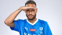 Neymar yang hingga kini masih tercatat sebagai pemain dengan nilai transfer termahal di dunia saat dibeli PSG dari Barcelona dengan mahar mencapai 222 juta euro pada awal musim 2017/2018, nyatanya harus berpisah dengan PSG setelah 7 musim bersama. PSG melepasnya pada bursa transfer musim panas 2023/2024 ke klub Arab Saudi, Al-Hilal dengan nilai transfer 90 juta euro atau setara Rp1,4 triliun. (AFP/Saudi Pro League)