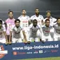 Pemain Arema FC pada laga pembuka Shopee Liga 1 2019 kontra PSS Sleman, di Stadion Maguwoharjo, Sleman, Rabu (15/5/2019). (Bola.com/Yoppy Renato)