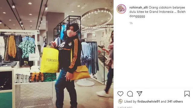 Rohimah, mantan istri Kiwil (Foto: Instagram/rohimah_alli)