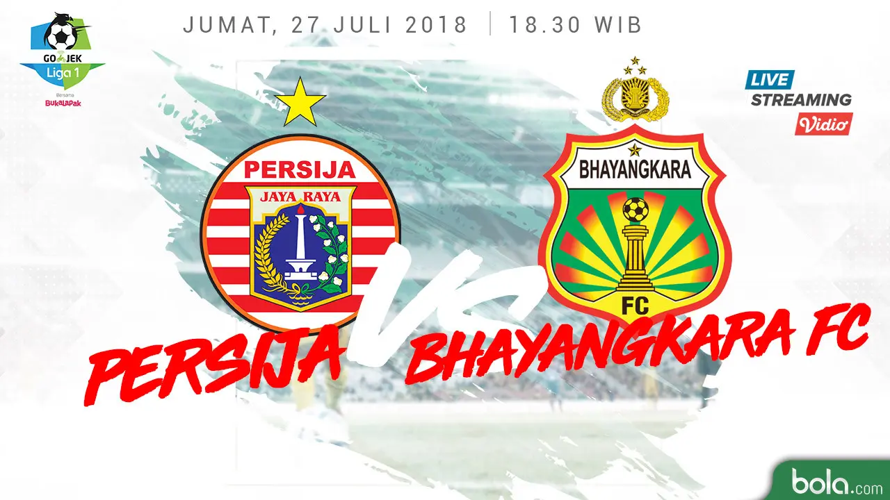 Persija Jakarta Vs Bhayangkara FC