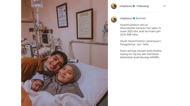 Herfiza Dikaruniai Anak Ke-4, Ini 7 Potret Perjalanan Kehamilannya Hingga Melahirkan