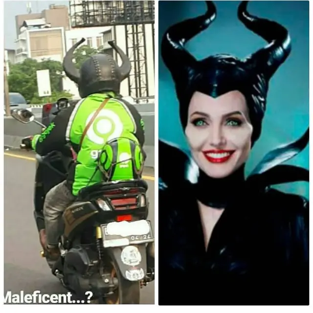 Gaya Driver Ojek Online saat Berasa Jadi Superhero Ini Bikin Geleng-Geleng