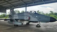 Mengintip main base jet tempur Dassault Rafale pesanan Menhan Prabowo Subianto di Lanud Roesmin Nurjadin, Pekanbaru, Riau. (Merdeka.com)