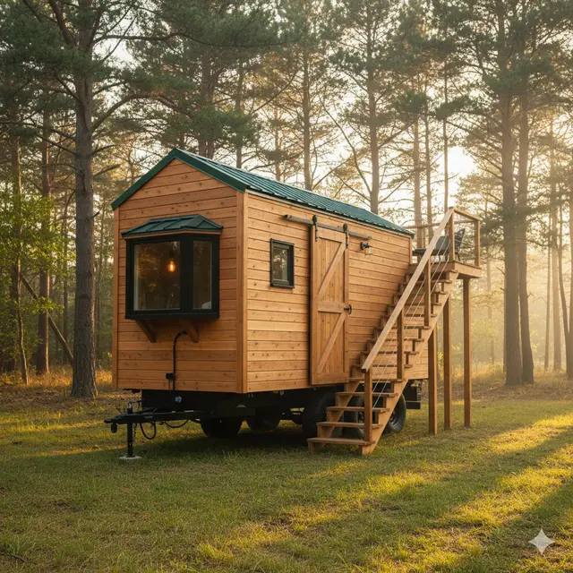 Tiny House Movement: Rumah Mungil Multifungsi. Sumber: Gemini