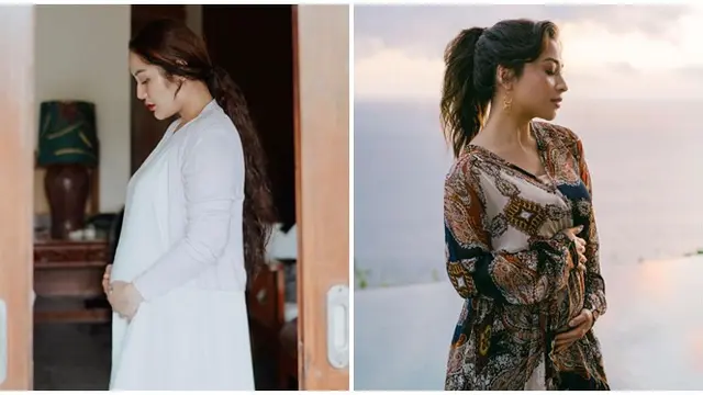 Hamil Anak Pertama, Ini 5 Beda Gaya Nikita Willy dan Siti Badriah Pamer Baby Bump