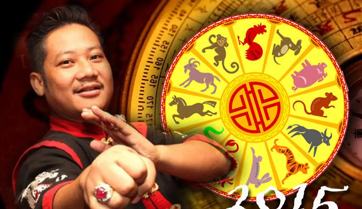 Paranormal Ki Kusumo mencoba memprediksi berbagai hal yang akan terjadi di tahun 2015 (Liputan6.com) 
