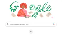 Sariamin Ismail jadi Google Doodle. (Doc: Google)