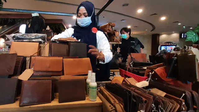 Pameran produk UMKM asal Banten di MaxxBox Lippo Village, Kelapa Dua, Kabupaten Tangerang.
