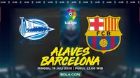 La Liga - Deportivo Alaves Vs Barcelona (Bola.com/Adreanus Titus)