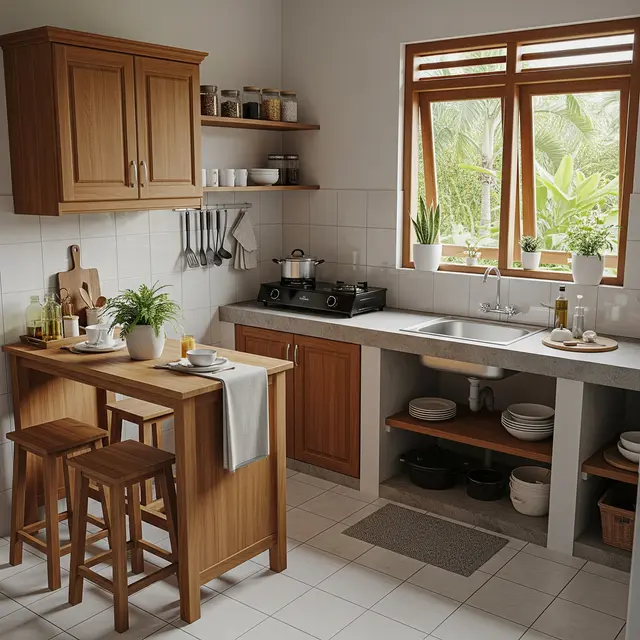 9 Ide Dapur Sederhana di Rumah 50 Juta, Estetik dan Fungsional
