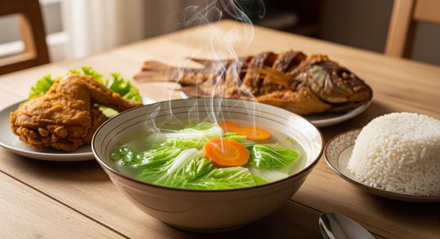 2. Resep Sayur Bening Sawi Putih Wortel