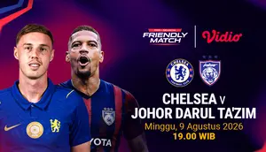 Nonton Chelsea vs Johor Darul Ta’zim: Pre-season Friendly Match - Duel Perdana Kedua Klub di Vidio