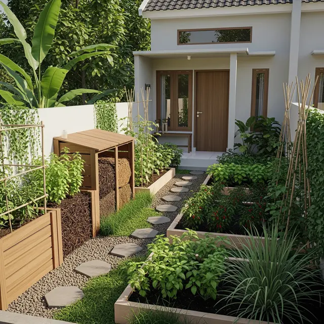 9 Model Kebun Permakultur di Rumah Sempit, Solusi Lahan Hijau