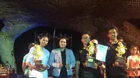 Ni Made Sucita Dewi, Mahasiswa STP Bali dari Prodi ADH berhasil meraih juara III Lomba Butter Carving.