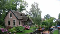 Desa Giethoorn di Belanda. Foto: Brightside.me