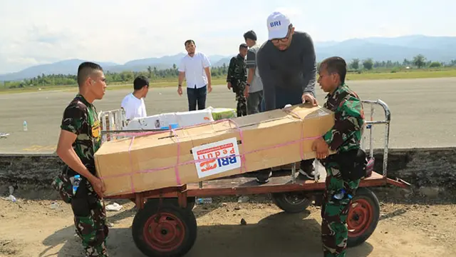 Bantuan BRI Terus Bertambah Bagi Korban Bencana di Palu dan Donggala