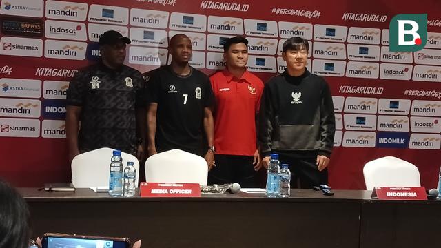 Konferensi Pers Timnas Indonesia Vs Tanzania