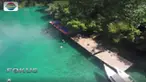 Danau Dua Rasa memiliki air danau yang bening dengan rasa tawar dan asin khas air laut.