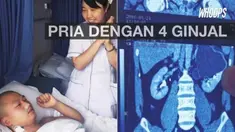 Dokter terkejut saat menemukan 4 ginjal dalam tubuh seorang pria. 