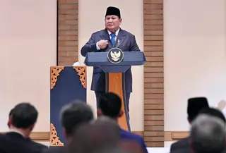 Presiden Prabowo Subianto, Menko Airlangga, dan beberapa Menteri Kabinet Indonesia Maju lainnya menghadiri Forum Bisnis Indonesia-Jepang yang digelar di Imperial Hotel Tokyo., Jepang. (Dok Kemenko Perekonomian)
