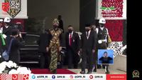 Jokowi menggunakan baju adat NTT saat menghadiri Sidang Tahunan MPR. (Istimewa)
