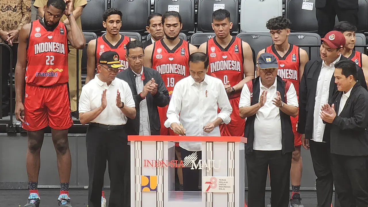 Peresmian Indonesia Arena oleh Jokowi